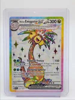 ALOLAN EXEGGUTOR EX 2024 POKEMON SURGING SPARKS ULTRA RARE 225/191 Q4490 - Image 1