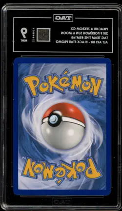 Pokemon Pikachu & Zekrom GX Tag Team Tins Black Star Full Art Promo SM168 TAG 9 - Image 2