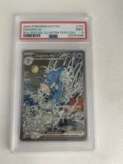 KINGDRA EX 2024 POKEMON SHROUDED FABLE BLACK STAR PROMO PSA 9 MINT #131 - Image 1
