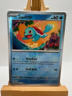 Pokemon TCG - S&V 151 - 007/165 Squirtle - Pokemon Center Stamped Promo - SEALED - Image 1