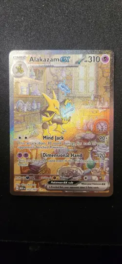 Pokemon TCG Alakazam EX 201/165 Special Illustration Rare Scarlet and Violet 151 - Image 2