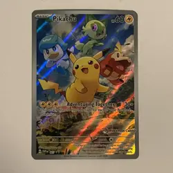Pokemon Center Exclusive Pikachu #27 Paldea Evolved Stamped Black Star Promo - Image 3