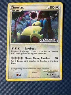 Snorlax - (Prerelease) 33/95 Pokemon Call of Legends - Image 1