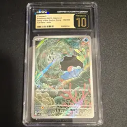 Pokemon Clamperl 102/098 Japanese CGC 10 Art Rare Holo Glory of the Rocket Gang - Image 1