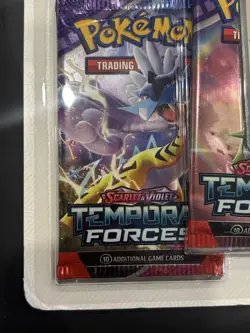 Temporal Forces - 3 Pack Blister - Cyclizar Promo - S & V - Pokemon TCG - Sealed 820650853289 - Image 4