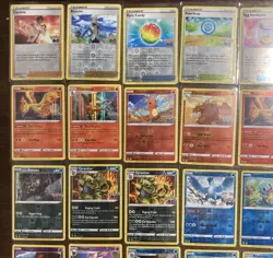 Pokemon Go TCG Holo/Reverse Holo lot of 47 No Dupes! Pikachu Eevee Charizard + - Image 2