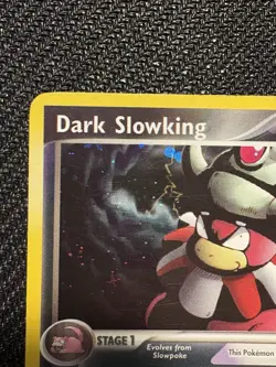 Pokemon TCG Dark Slowing EX Team Rocket Returns 9/109 Holo Rare MP LP - Image 2