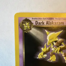 Dark Alakazam 18/82 Rare - Team Rocket - Regular - 1st Edition - Pokemon WOTC - Image 3