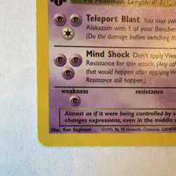 Dark Alakazam 18/82 Rare - Team Rocket - Regular - 1st Edition - Pokemon WOTC - Image 4
