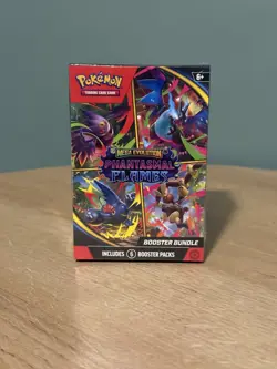 Pokemon Mega Evolution Phantasmal Flames Booster Bundle Sealed - Image 1