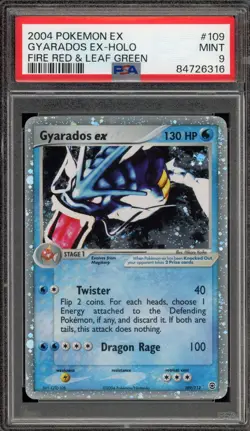 Pokemon Gyarados ex EX Fire Red & Leaf Green Holo Ultra Rare #109 PSA 9 Mint - Image 1