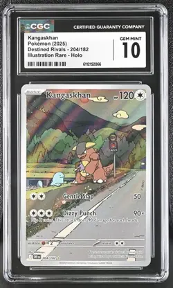 Kangaskhan *CGC 10* Illustration Rare *Destined Rivals* #204 *2025* Pokemon - Image 1