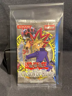Yu-Gi-Oh Invasion of Chaos 1st Edition Booster Pack - Sealed - IOC *LIGHT* - Image 1