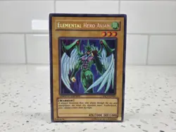 YuGiOh! Elemental Hero Avian (EHC1-EN001) Secret Rare Limited Edition - Image 1