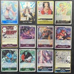Lot of 12 (Rares, Foil DON, Super Rare) - One Piece TCG: OP-14 Azure Sea's Seven - Image 1