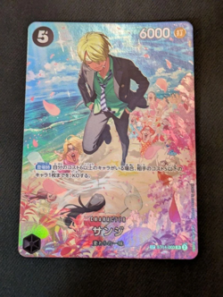 Sanji SR ST14-003 [SP PAR] Parallel [OP10] Royal Blood One Piece Japanese - Image 1