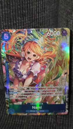 Nami Alternate Alt Art OP11-054 A Fist of Divine Speed One Piece English - Image 3