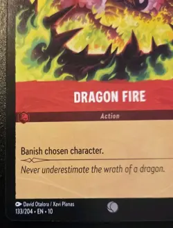Dragon Fire 133/204 Common Whispers In The Well Disney Lorcana TCG - Image 4