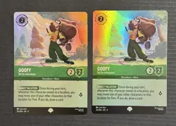 Disney Lorcana Goofy Set For Adventure Epic Fabled Qty 2 - Image 1