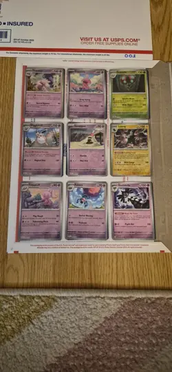 pokemon card binder collection lot english 54 Cards ex,v,full art,reverse. #001 - Image 2