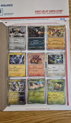 pokemon card binder collection lot english 54 Cards ex,v,full art,reverse. #012 - Image 2