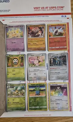 pokemon card binder collection lot english 54 Cards ex,v,full art,reverse. #012 - Image 3