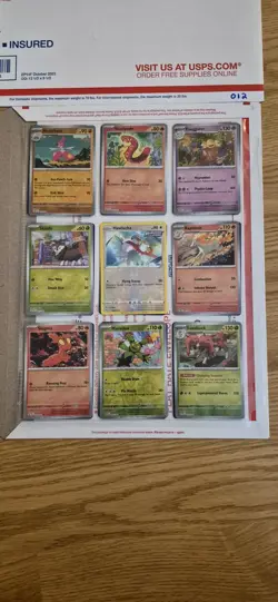 pokemon card binder collection lot english 54 Cards ex,v,full art,reverse. #012 - Image 4