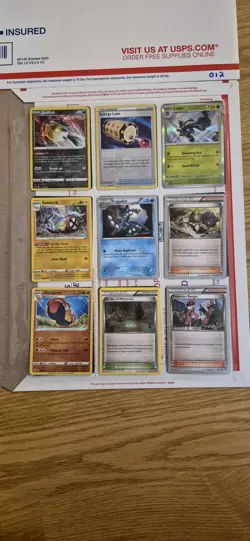 pokemon card binder collection lot english 54 Cards ex,v,full art,reverse. #012 - Image 5