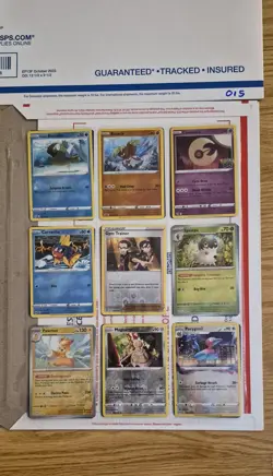 pokemon card binder collection lot english 54 Cards ex,v,full art,reverse. #015 - Image 3