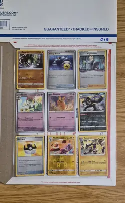 pokemon card binder collection lot english 54 Cards ex,v,full art,reverse. #015 - Image 4