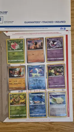 pokemon card binder collection lot english 54 Cards ex,v,full art,reverse. #015 - Image 5