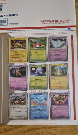 pokemon card binder collection lot english 54 Cards ex,v,full art,reverse. #013 - Image 2