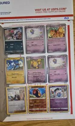 pokemon card binder collection lot english 54 Cards ex,v,full art,reverse. #013 - Image 3
