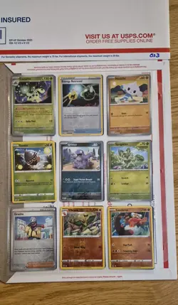 pokemon card binder collection lot english 54 Cards ex,v,full art,reverse. #013 - Image 4