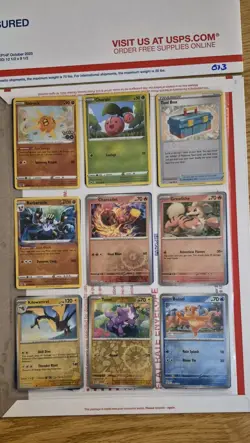 pokemon card binder collection lot english 54 Cards ex,v,full art,reverse. #013 - Image 5