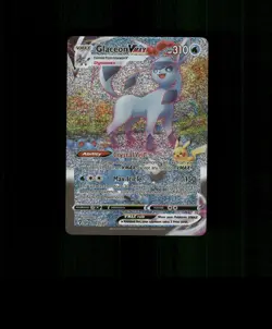 FAN-ART READ DESCRIPTION BELOW SPARKLING HOLO GLACEON Card Pokemon Card p2 - Image 1