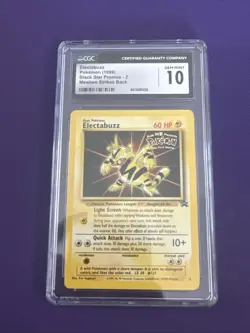 CGC 10 GEM MINT Electabuzz # 2 WB Movie WOTC Black Star PROMO Pokemon Card - Image 1