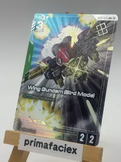 Gundam Card - Wing Gundam (Bird Mode) - ST02-002 C+ (Winner) - Image 1