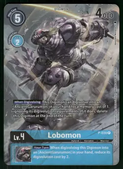 Lobomon - P-030 (2nd Anniversary Frontier Card) Promo Digimon Promotion Cards P- - Image 1