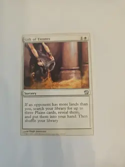 Mtg 9th Edition Gift Of Estates (Never Played) - Image 1