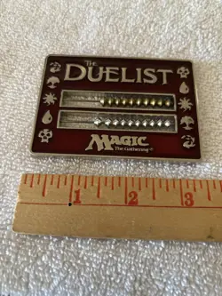 Vintage 1996 MTG Duelist Magic Life Counter Red Miniatures Abacus RARE - Image 2