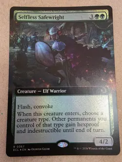 Selfless Safewright - Foil - (Extended Art) Lorwyn Eclipsed - Mtg - Image 1