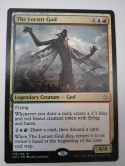 MTG - The Locust God - Hour of Devastation - 139/199 - English - NM - Image 1