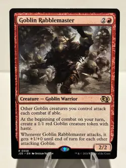 Goblin Rabblemaster 558 R Foundations Jumpstart NM MTG - Image 1