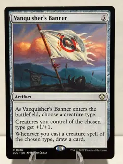 Vanquisher's Banner 316 R Commander: The Lost Caverns of Ixalan NM MTG - Image 1