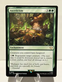 Asceticism 233 R Commander: The Lord of the Rings: Tales of Middle-earth NM MTG - Image 1