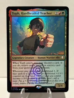 Toph, Hardheaded Teacher 246 R Avatar: The Last Airbender FOIL NM MTG - Image 1