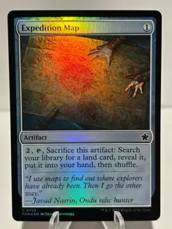 Expedition Map 724 C Foundations FOIL NM MTG - Image 1