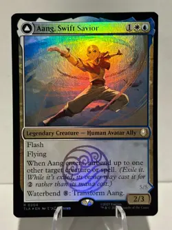 Aang, Swift Savior 204 R Avatar: The Last Airbender FOIL NM MTG - Image 1