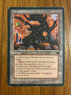MTG / Mishra's Factory / REN / Uncommon / LP (German) Played - Image 1